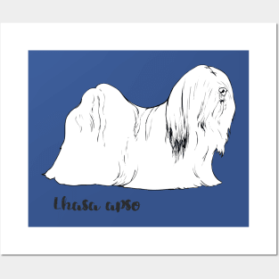 Lhasa apso Posters and Art